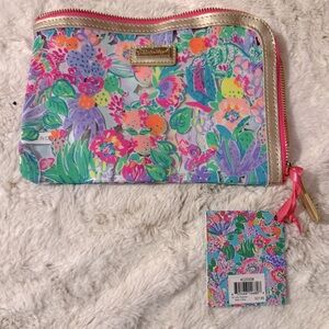 Lilly Pulitzer Multicolor Floral Pouch